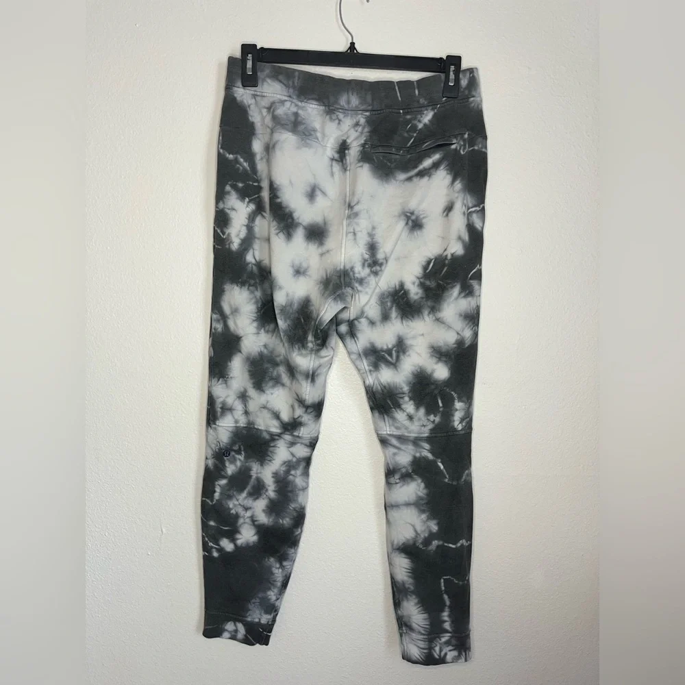 Lululemon City Sweat Joggers Tie-Dye Black White Size Large - Picture 4 of 7